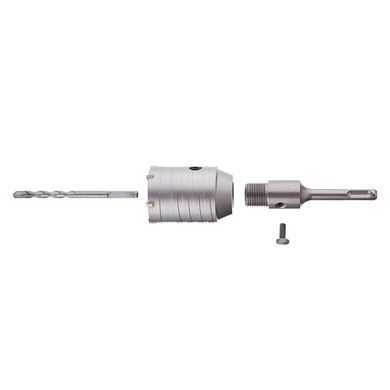 Свердло корончасте по бетону 50мм + Перехідник SDS Plus 100мм INTERTOOL SD-7050