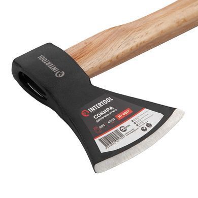 Сокира 800 г, ручка з ясена, 48-57 HRC INTERTOOL HT-0257