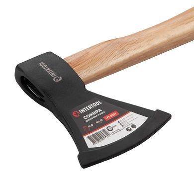 Сокира 800 г, ручка з ясена, 48-57 HRC INTERTOOL HT-0257