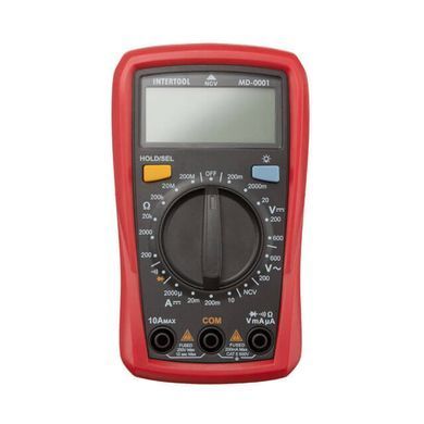 Мультиметр цифровий CAT II - 300 В / CAT I - 600 В INTERTOOL MD-0001
