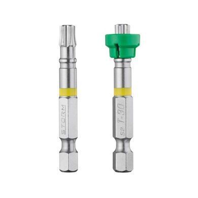 Комплект насадок викруткових Torx з обмежувачем T30 1/4" * 50 мм, S2, уп. 2 од., STORM INTERTOOL VT-0232