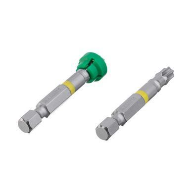 Комплект насадок викруткових Torx з обмежувачем T30 1/4" * 50 мм, S2, уп. 2 од., STORM INTERTOOL VT-0232