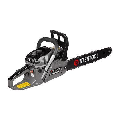 Бензопила ланцюгова, 2,4 кВт (3,3 к/с), 52 см&sup3;, шина 45 см, 3200 об/хв INTERTOOL DT-2208