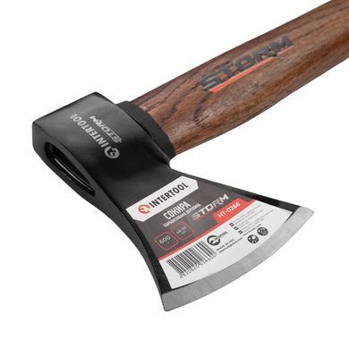 Сокира 600 г, карбонізована ручка, 48-57 HRC STORM HT-0266