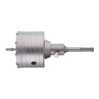 Свердло корончасте по бетону 80мм + Перехідник SDS Plus 100мм INTERTOOL SD-7080