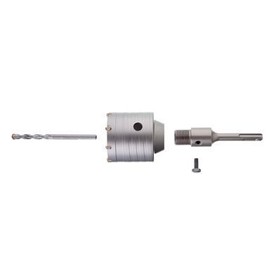 Свердло корончасте по бетону 65мм + Перехідник SDS Plus 100мм INTERTOOL SD-7065