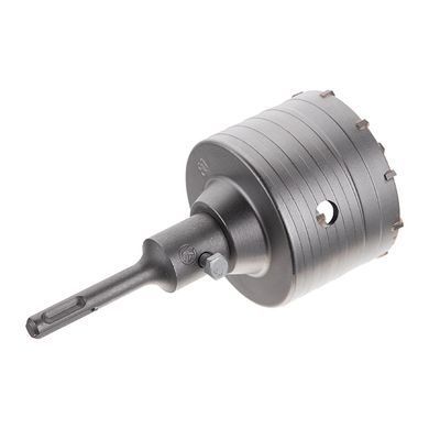 Свердло корончасте по бетону 80мм + Перехідник SDS Plus 100мм INTERTOOL SD-7080