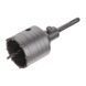 Свердло корончасте по бетону 65мм + Перехідник SDS Plus 100мм INTERTOOL SD-7065