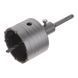 Свердло корончасте по бетону 80мм + Перехідник SDS Plus 100мм INTERTOOL SD-7080