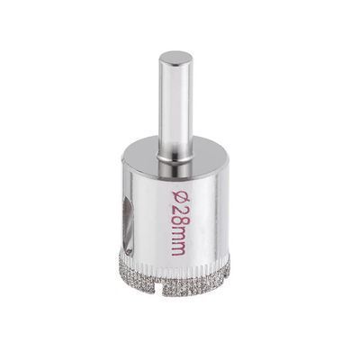 Коронка трубчаста по склу та кераміці 28 мм INTERTOOL SD-0358
