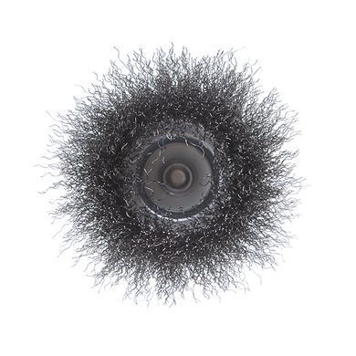 Щітка чашкова 100 мм для дриля, 1/4" (кручений дріт) INTERTOOL BT-9100