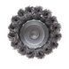 Щітка чашкова 75 мм для дриля, 1/4" (пучки крученого дроту) INTERTOOL BT-3075