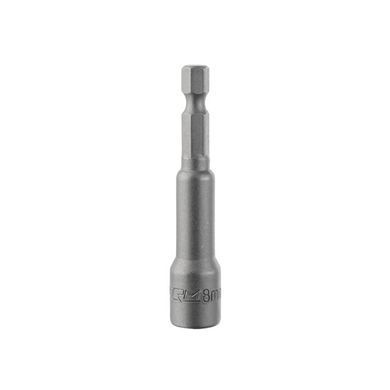 Насадка торцева H8 1/4" * 65 мм, під шурупокрут, CR-V INTERTOOL VT-0237