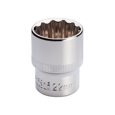 Головка 12 гр. 1/2", 22 мм INTERTOOL ET-0222