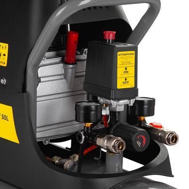 Компресор 50л, 1.5 кВт, 220 В, 8 aтм, 206 л/хв. INTERTOOL PT-0003