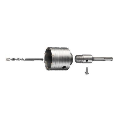 Свердло корончасте по бетону 68мм + Перехідник SDS Plus 100мм INTERTOOL SD-7068