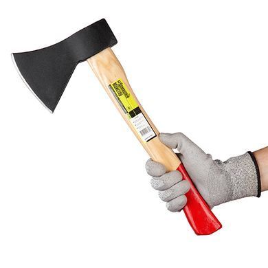 Сокира 800 г.з дерев'яною рукояткою INTERTOOL HT-0268