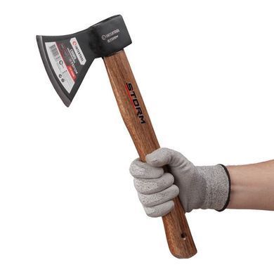 Сокира 800 г.з дерев'яною рукояткою INTERTOOL HT-0268