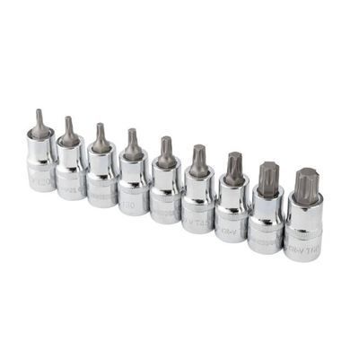 Набір біт TORX 1/2 "T20-T60, 55мм, S2, STORM