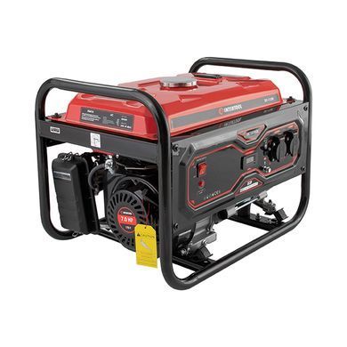 Генератор бензиновий 2.8/3 кВт, ручний старт, мідна обмотка, STORM INTERTOOL DT-1130
