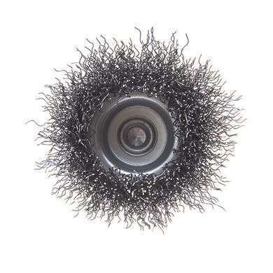Щітка чашкова 50 мм для дриля, 1/4" (кручений дріт) INTERTOOL BT-9050
