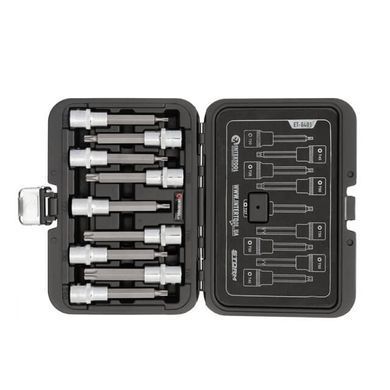 Набір біт TORX 1/2 "T20-T60, 100мм, S2, STORM