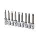 Набір біт TORX 1/2 "T20-T60, 100мм, S2, STORM
