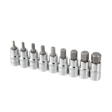 Набір біт HEX 1/2 "4-17, 55мм, S2, STORM