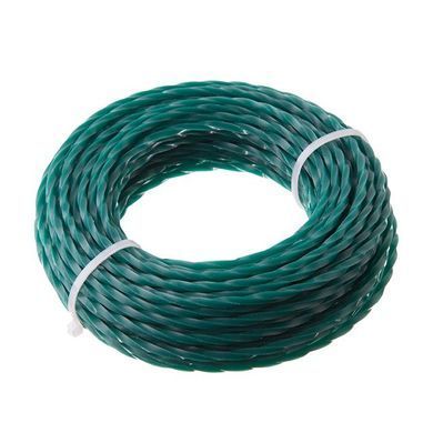 Лiска для тримера "квадрат" кручена, 3.0 мм x 15 м INTERTOOL DT-2325