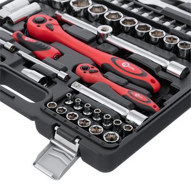 Набір інструментів професійний, 1/2" & 1/4", 82 од. INTERTOOL ET-6082