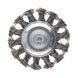 Щітка кільцева 75 мм для дриля, 1/4" (пучки крученого дроту) INTERTOOL BT-8075