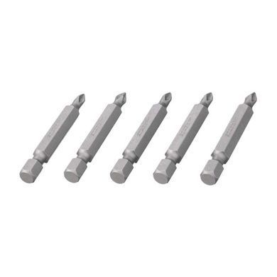Комплект насадок викруткових PH1 1/4" * 50 мм, ACR, S2, уп. 5 од., STORM INTERTOOL VT-0201