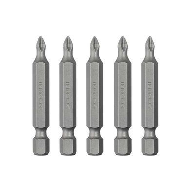 Комплект насадок викруткових PH1 1/4" * 50 мм, ACR, S2, уп. 5 од., STORM INTERTOOL VT-0201