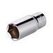 Головка шестигранна подовжена 1/2" 27*78 мм CrV INTERTOOL ET-0127